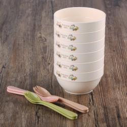 得力熊小號(hào)圓形疊疊餐