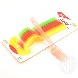 多彩喱叉，12支/板