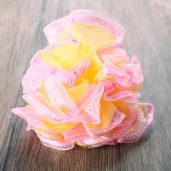 吸盤柔軟花邊沐浴花