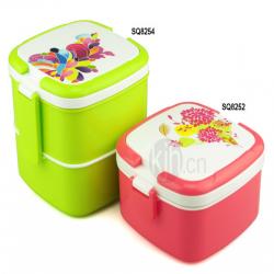 方型手提飯盒、雙層飯