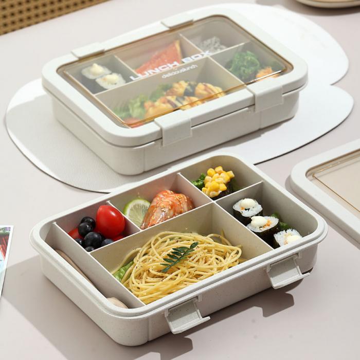 小麥款分格飯盒1500ml